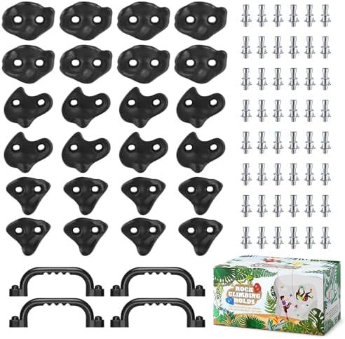 Black Playset Grips, Large Pack