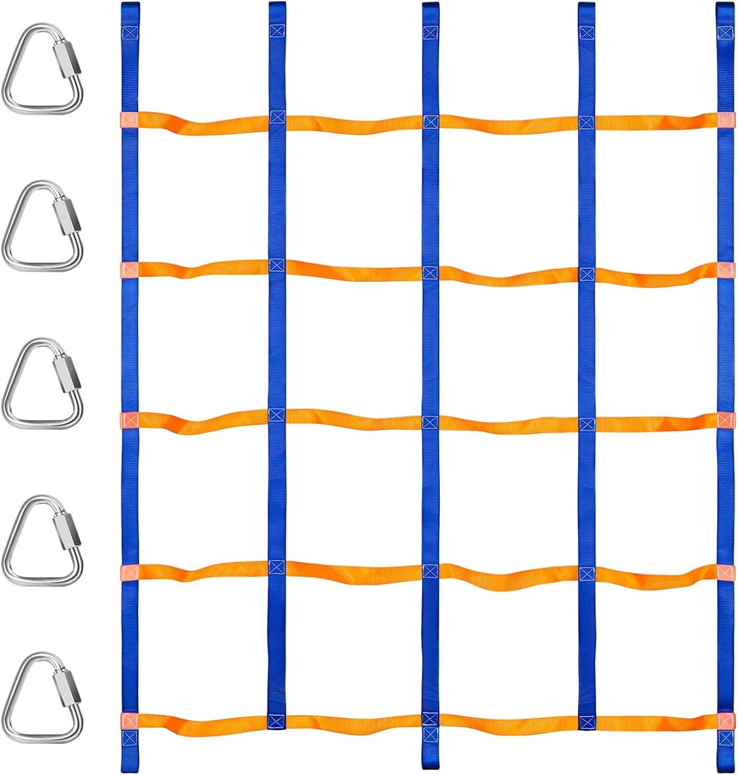 Cargo Net, Blue and Orange, view 2