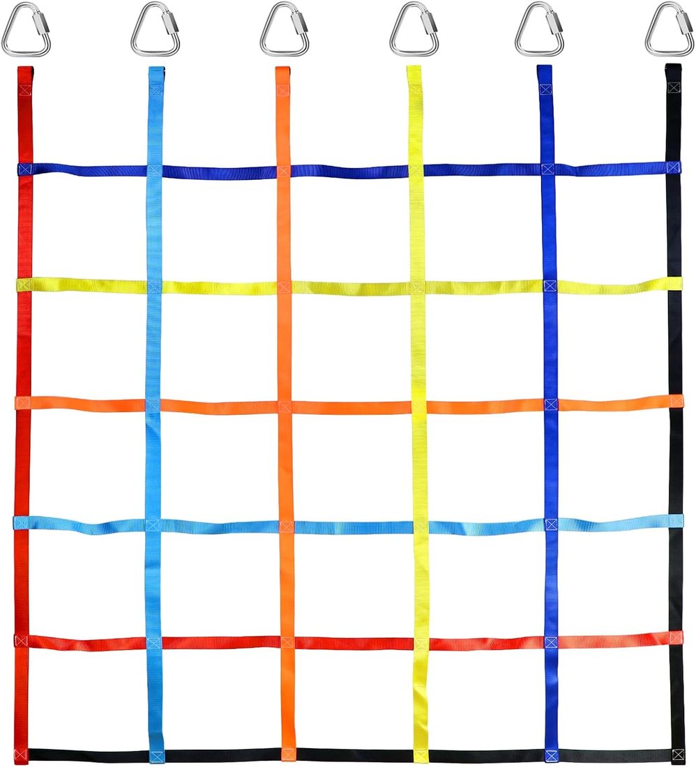 Cargo Net, Wide Colorful Weave, view 2