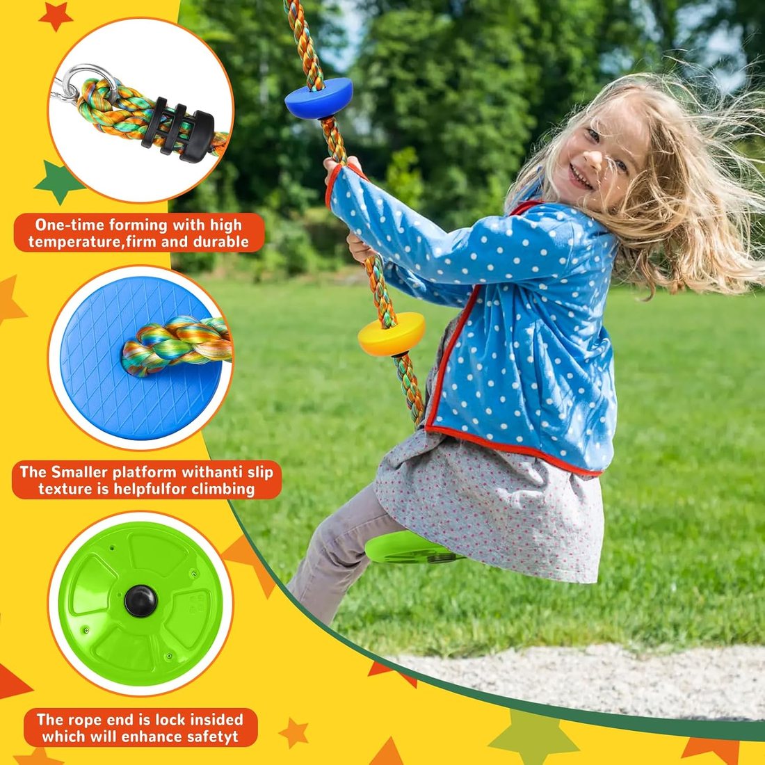Disc Swing, Leaf Green, view 5