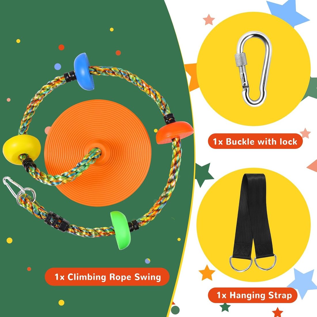 Disc Swing, Orange, view 3