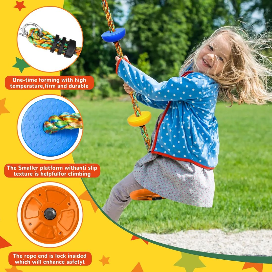 Disc Swing, Orange, view 5