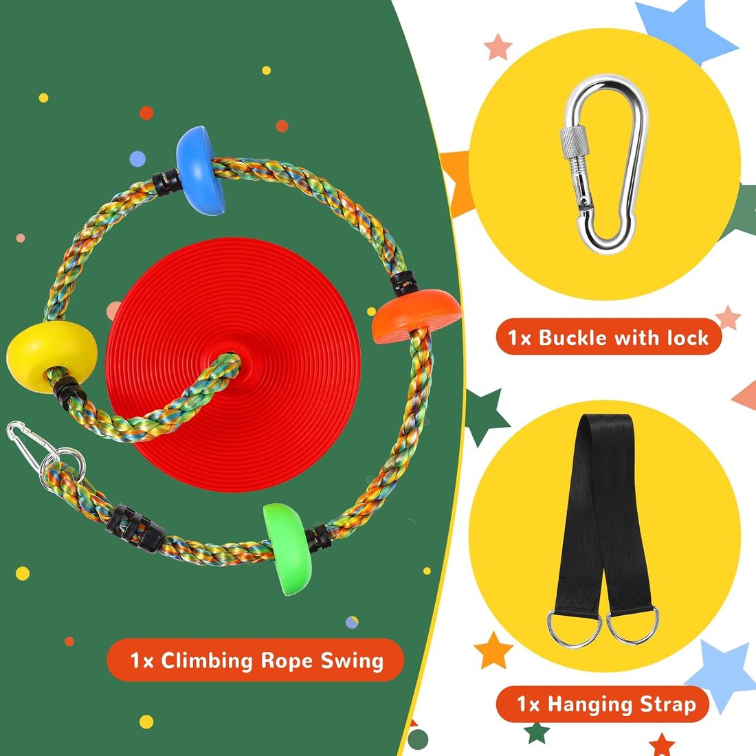 Disc Swing, Red, view 3