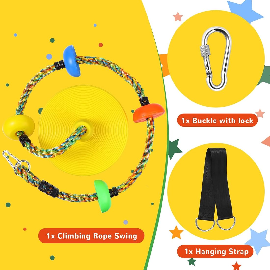 Disc Swing, Yellow, view 3