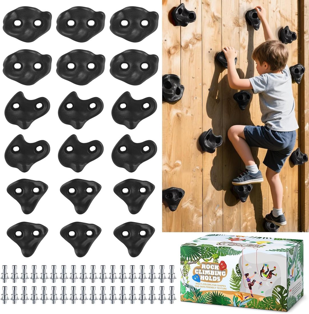 Eighteen Hold Set, Black, view 2