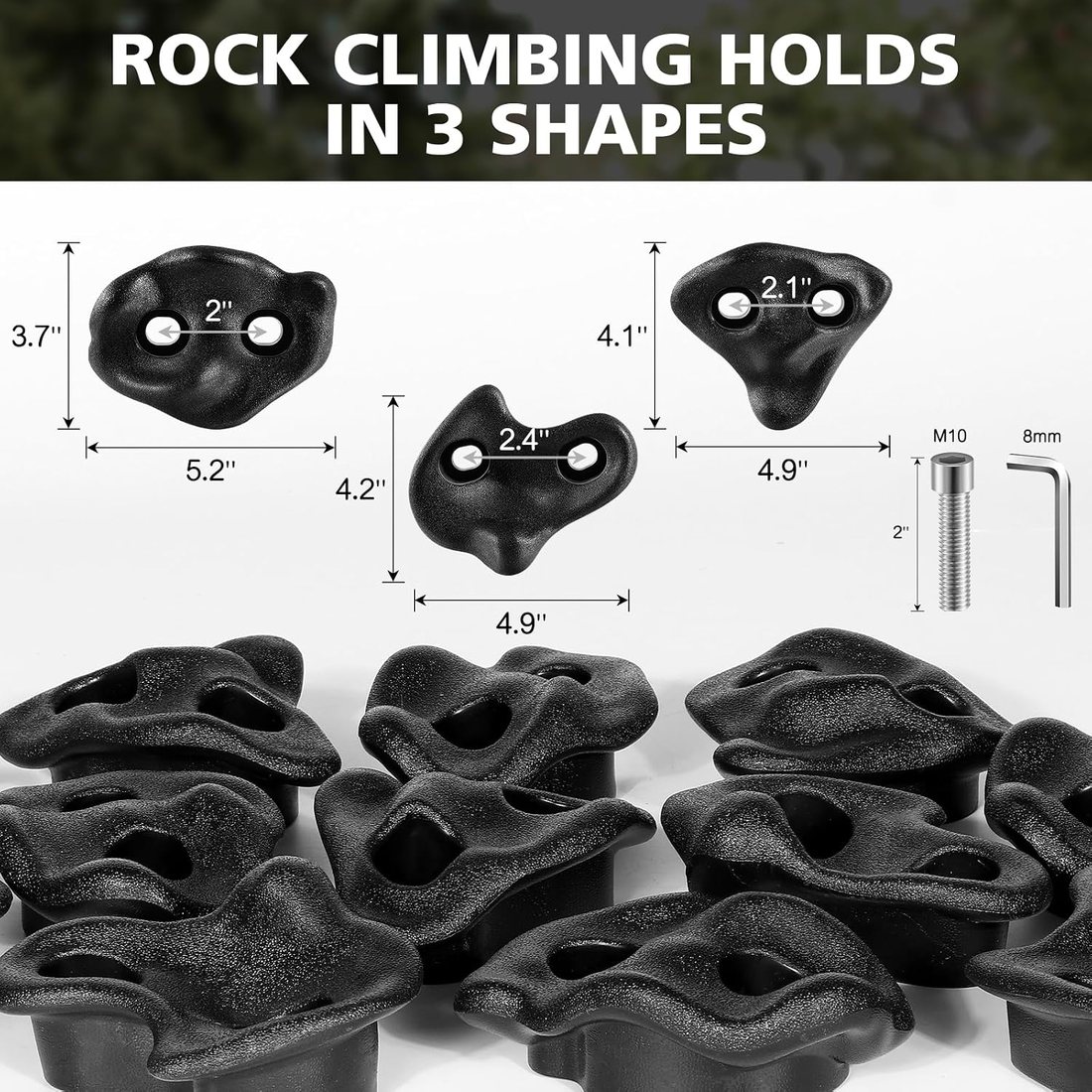Eighteen Hold Set, Black, view 4