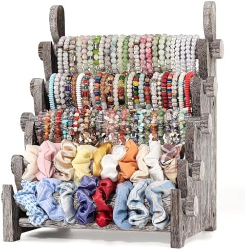 Five-Tier Bracelet Stand, Antique White