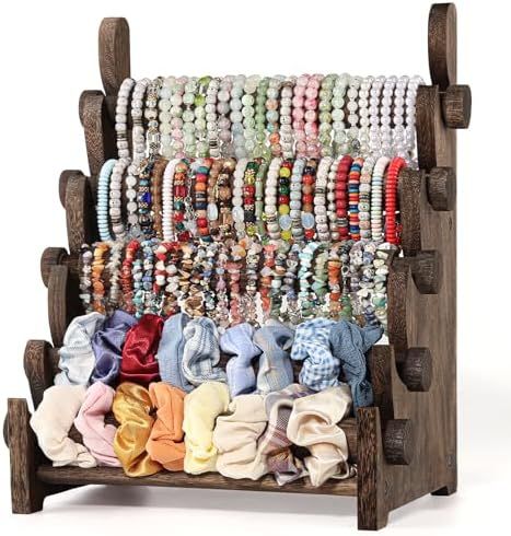Five-Tier Bracelet Stand, Brown