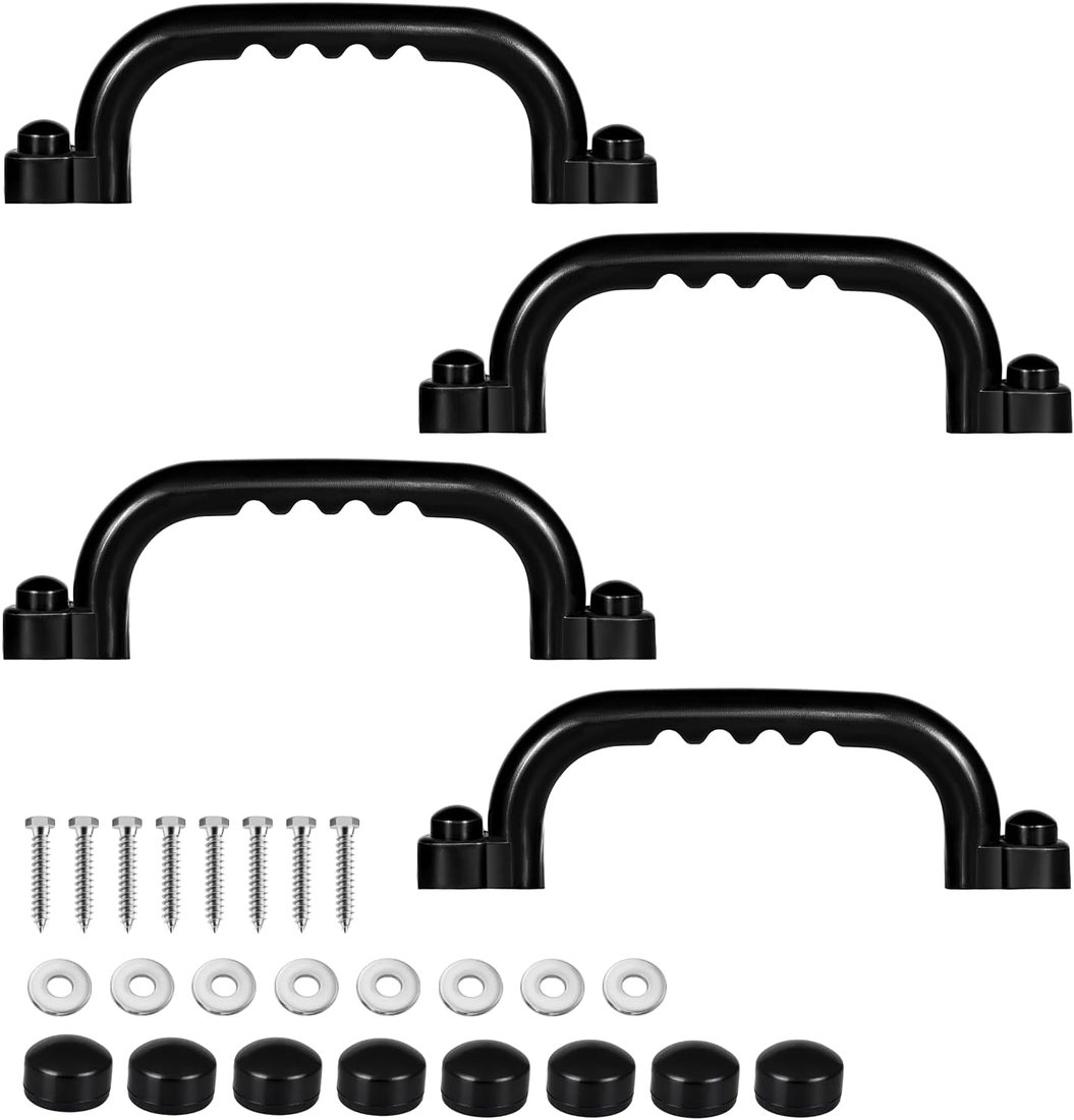 Four Safety Handles, Black, view 2