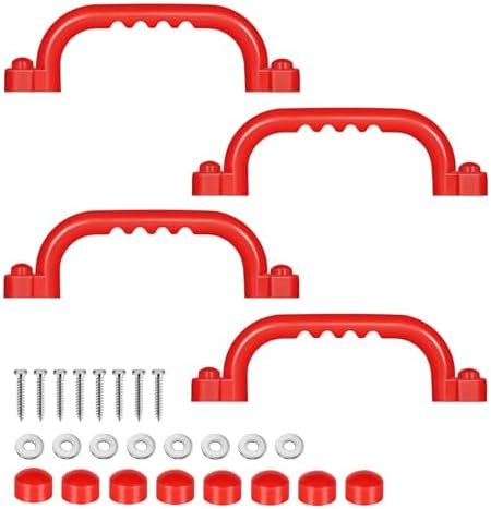 Four Safety Handles, Red, view 1