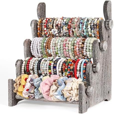 Four-Tier Bracelet Stand, Antique White