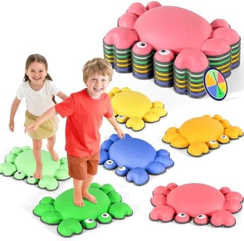 Six Crab Stepping Stones, Pastel