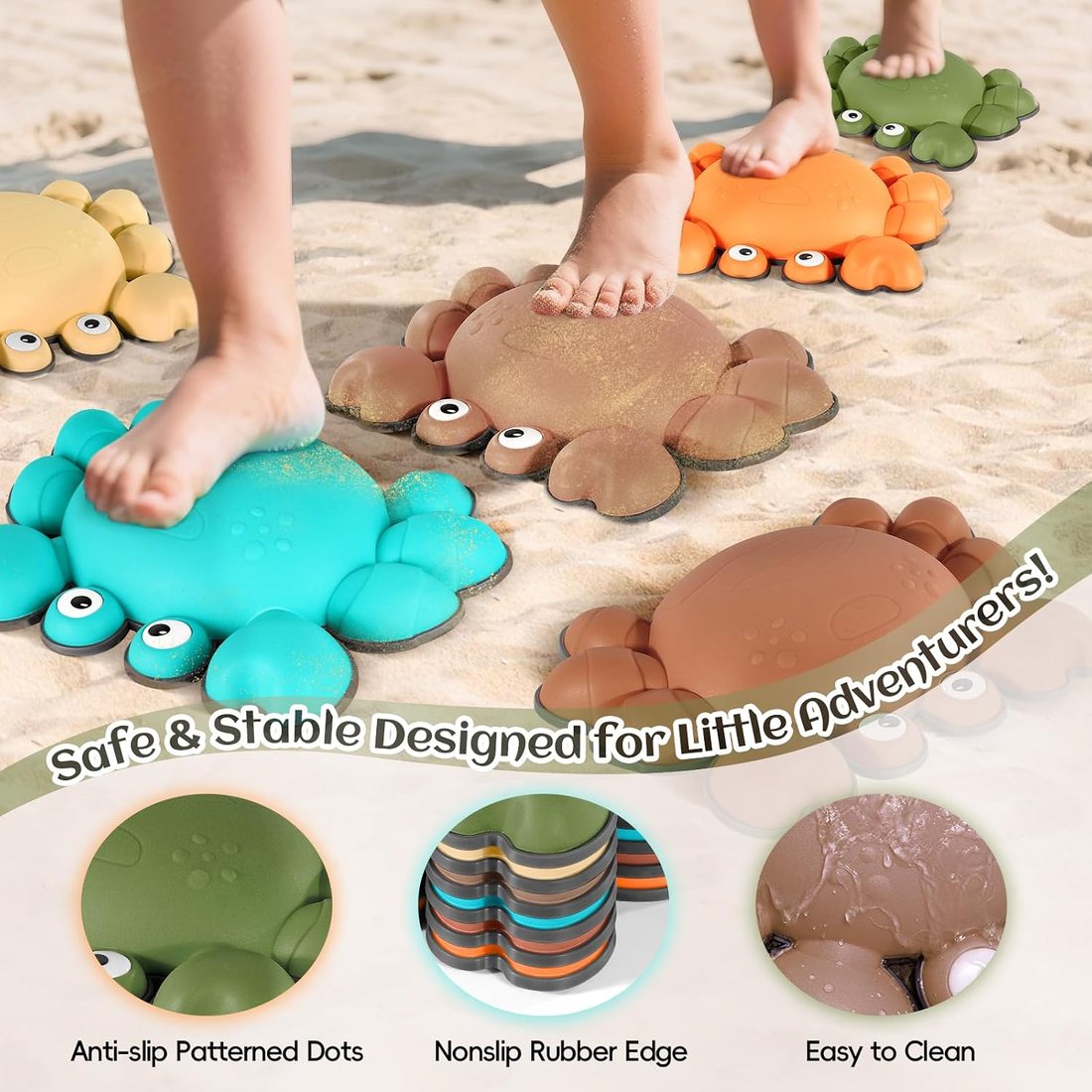 Six Toddler Stepping Stones, view 5