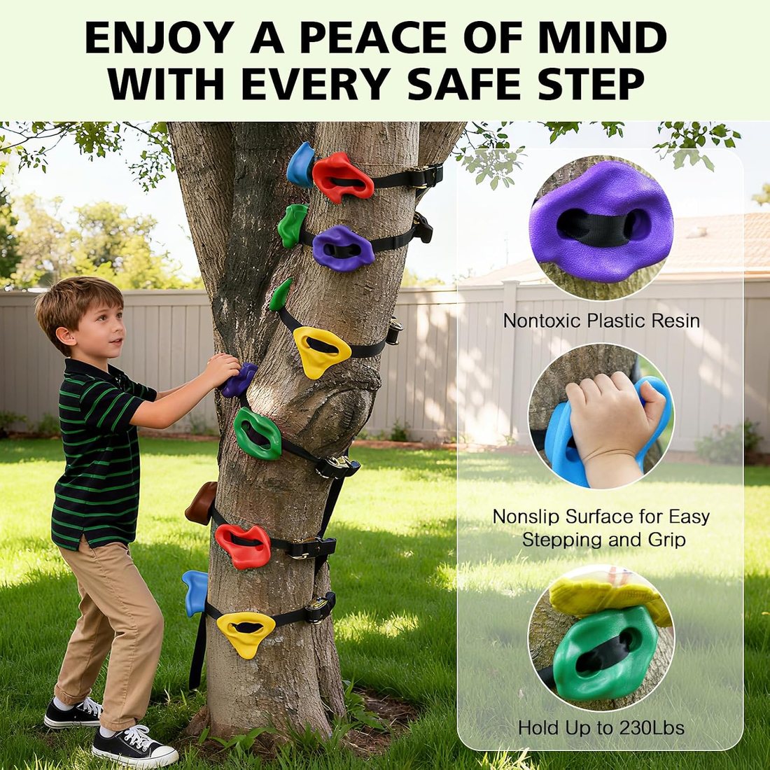 Twelve Trunk Holds with Rope Swing, view 3