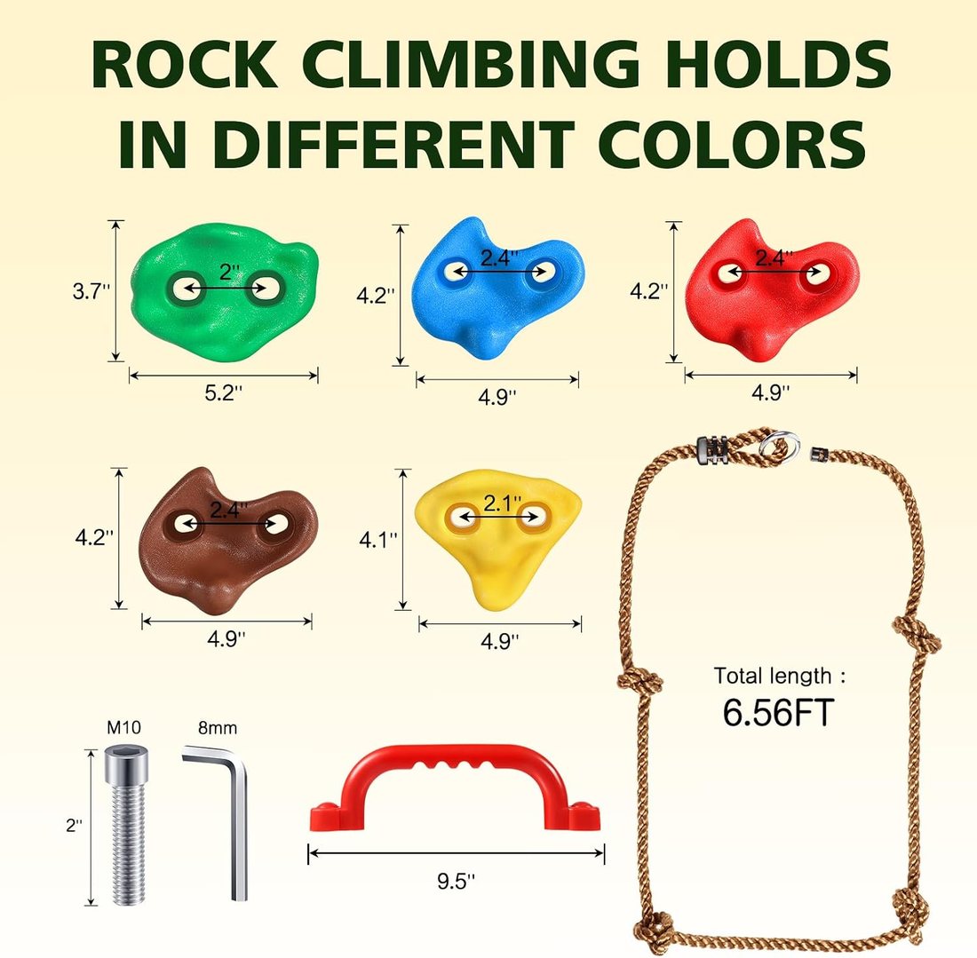 Twenty Hold Wall Kit with Rope and Handles, view 4