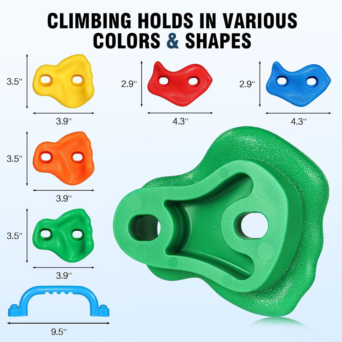 Twenty Hold Wall Kit with Two Handles, view 5