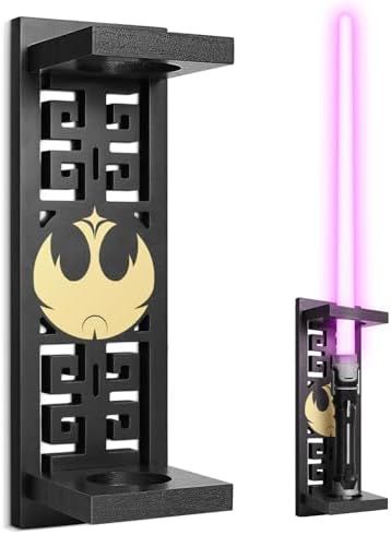 Vertical Wooden Saber Rack, Black