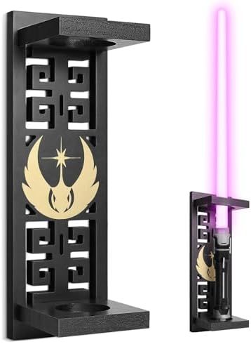 Vertical Wooden Saber Rack, Tall Black